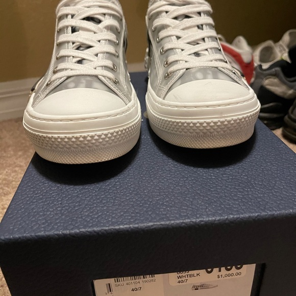 Slightly used Dior shoes clear/white/black - Picture 4 of 4